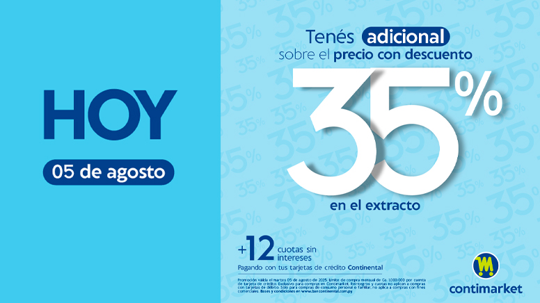 Hoy 05 de Agosto CrediMarket.